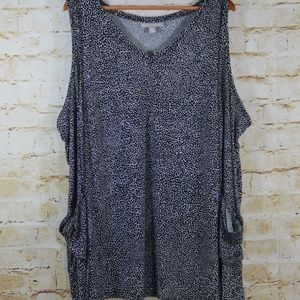 Woman Within Sleeveless Top With Pockets